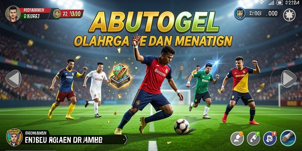 Tampilan gameplay seru dari ABUTOGEL yang menampilkan berbagai olahraga.