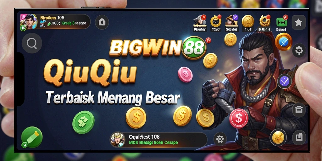 Screenshot gameplay dari game QiuQiu yang menarik dan kompetitif.
