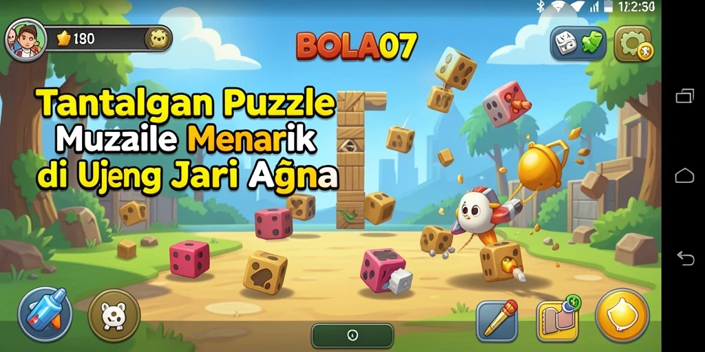 Gameplay BOLA07 yang menarik dan penuh tantangan puzzle.