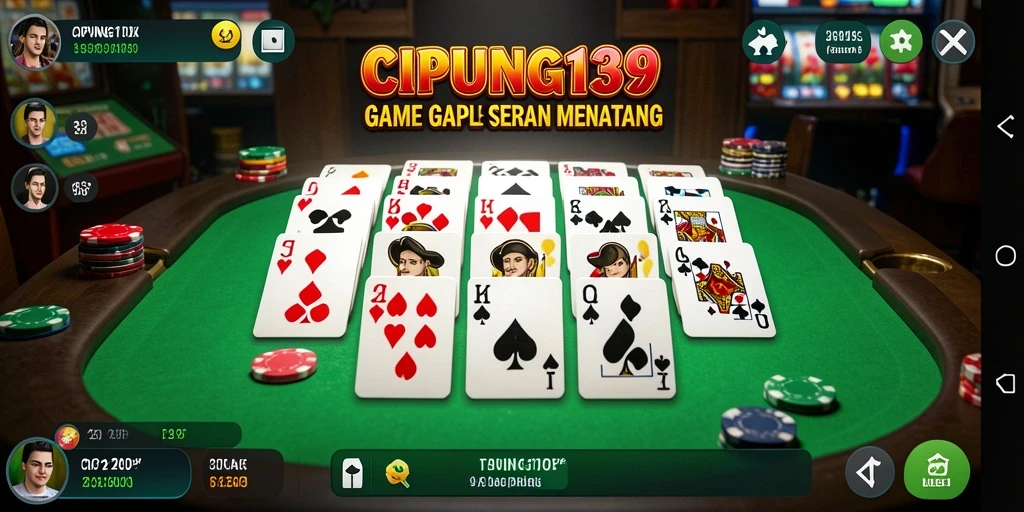 Screenshot gameplay menunjukkan keseruan bermain Gaple di CIPUNG138.