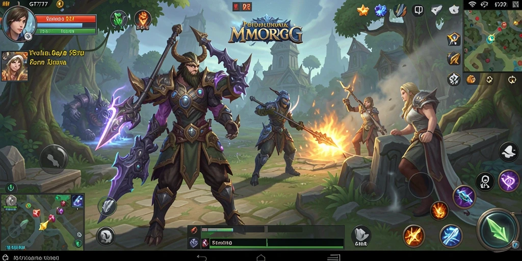 Gameplay MMORPG GT777 yang seru dan mendebarkan.