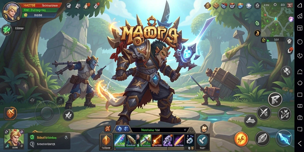 Tampilan seru gameplay HAO788 dalam dunia MMORPG