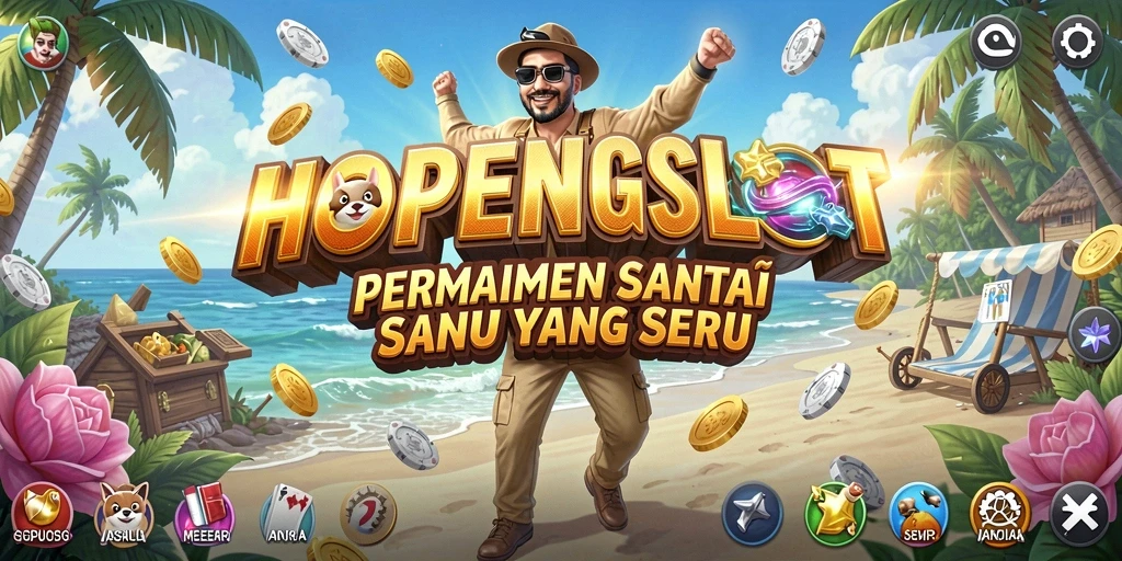 Tampilan gameplay seru di HOPENGSLOT dengan grafis cerah.
