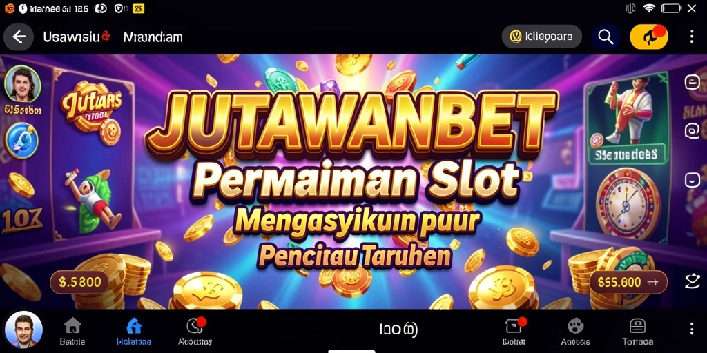 Tampilan gameplay JUTAWANBET yang menarik dan penuh warna.