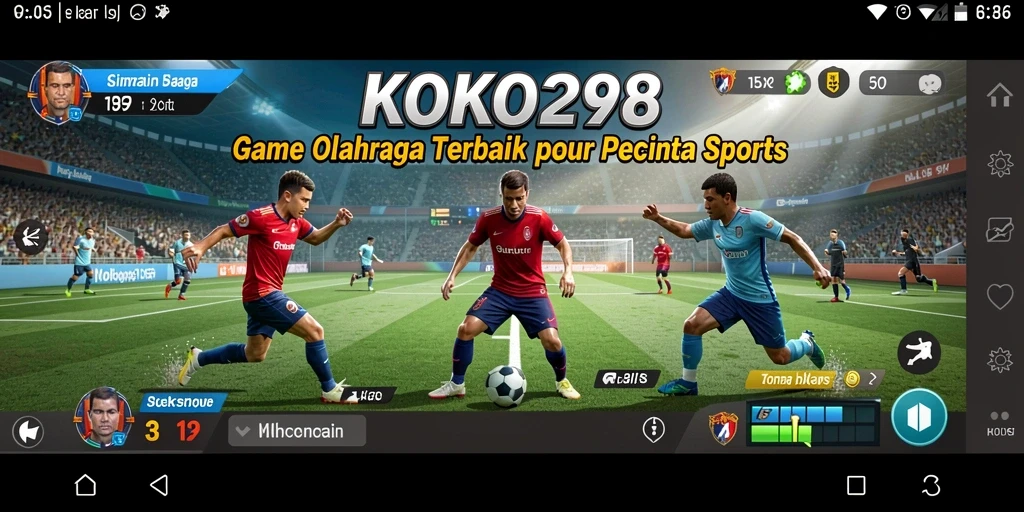 Tangkapan layar gameplay KOKO288 dengan aksi mendebarkan di lapangan.