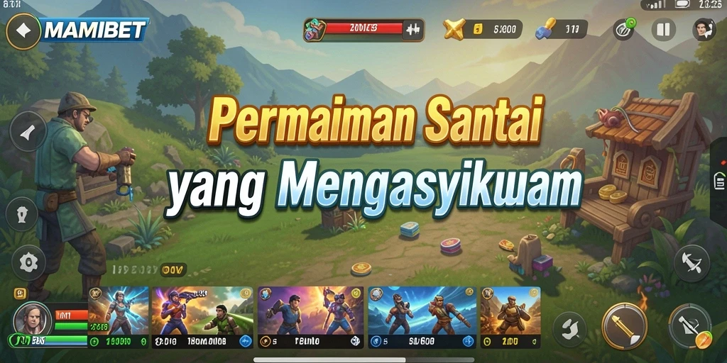 Tampilan gameplay yang seru dan penuh warna di MAMIBET.