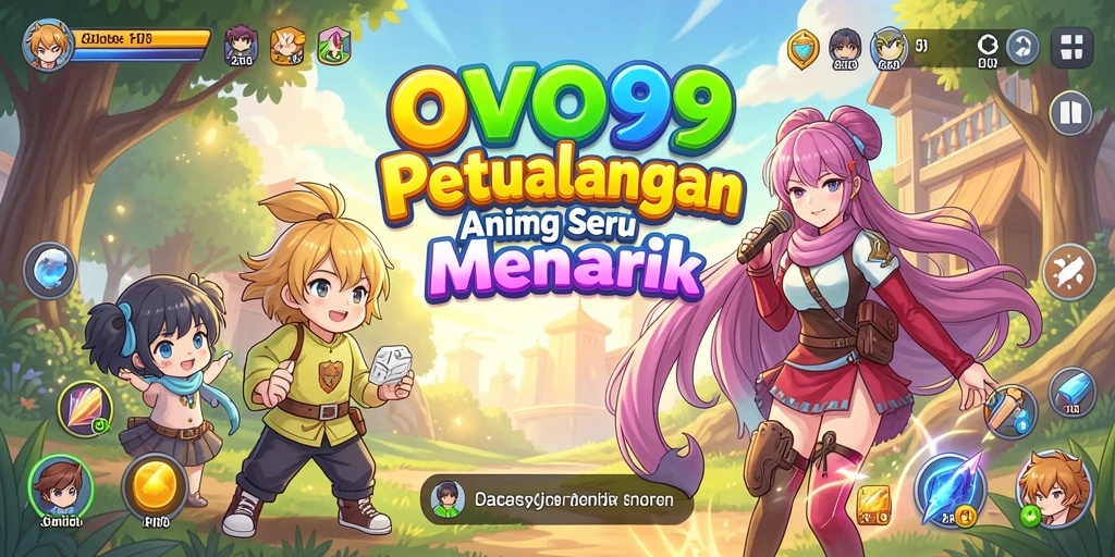 Tampilan gameplay OVO99 dengan karakter Anime yang menawan.