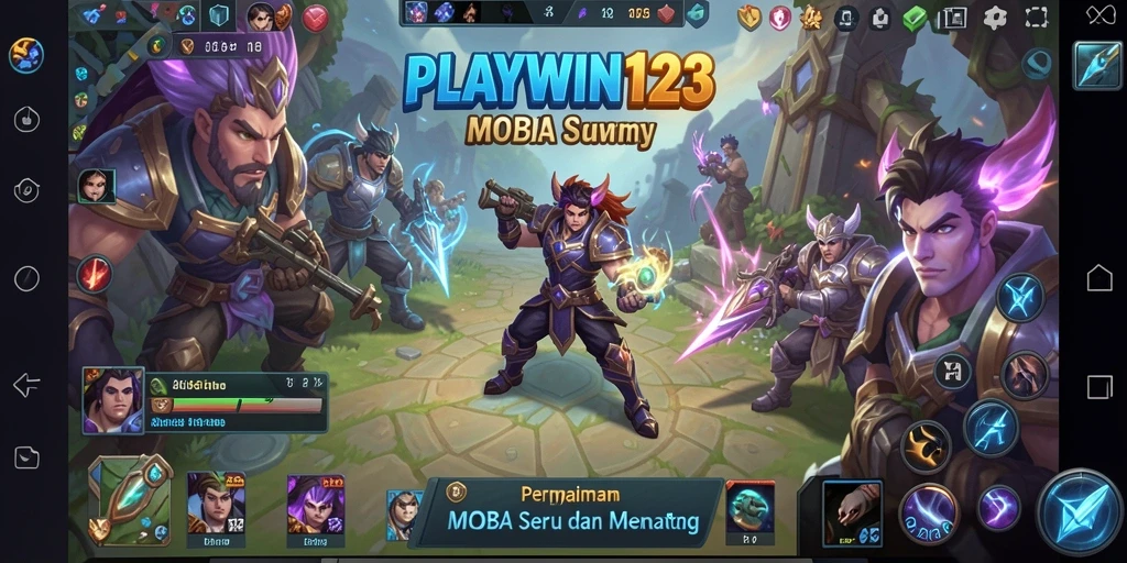 Tangkapan layar utama gameplay seru di PLAYWIN123.