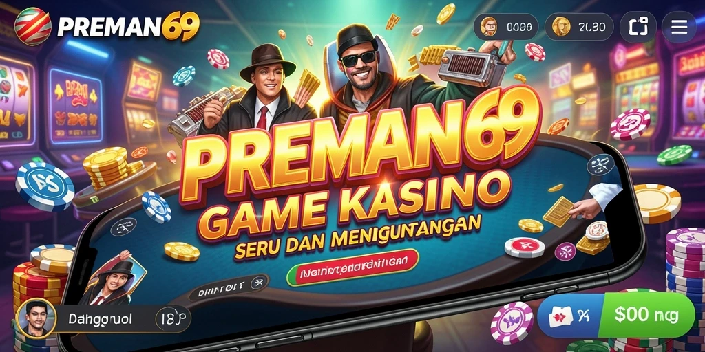 Tampilan menarik dari gameplay Kasino di PREMAN69.
