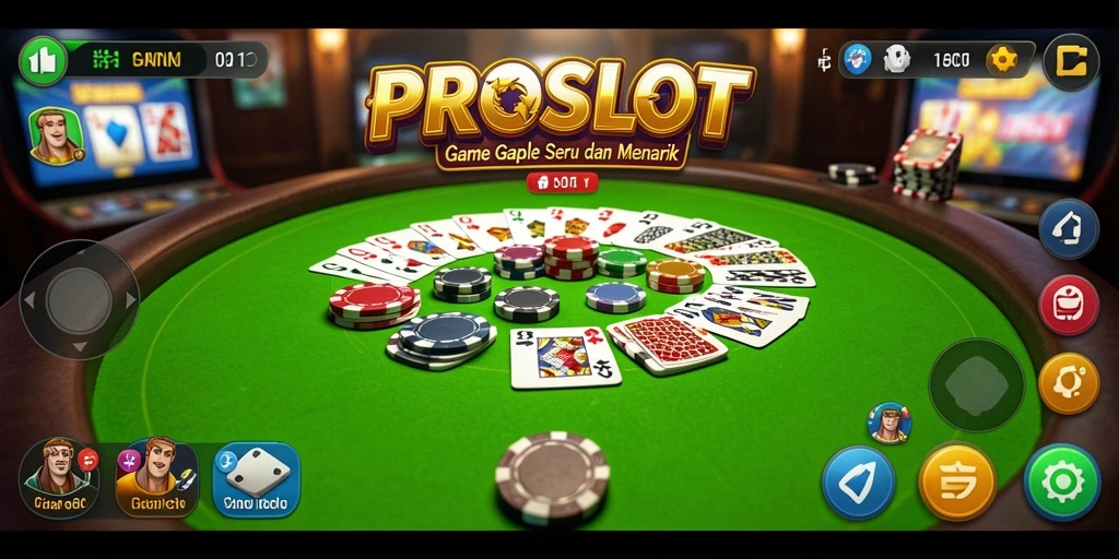 Gameplay seru dari PROSLOT yang penuh strategi Gaple.