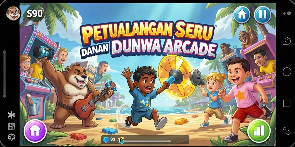 Tampilan gameplay S80 yang seru dan menantang di dunia Arcade.