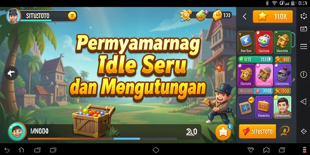 Tampilan gameplay SITUSTOTO yang menawan dan sederhana.