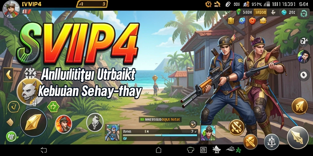 Tampilan antarmuka utama SVIP4 yang sederhana dan menarik.