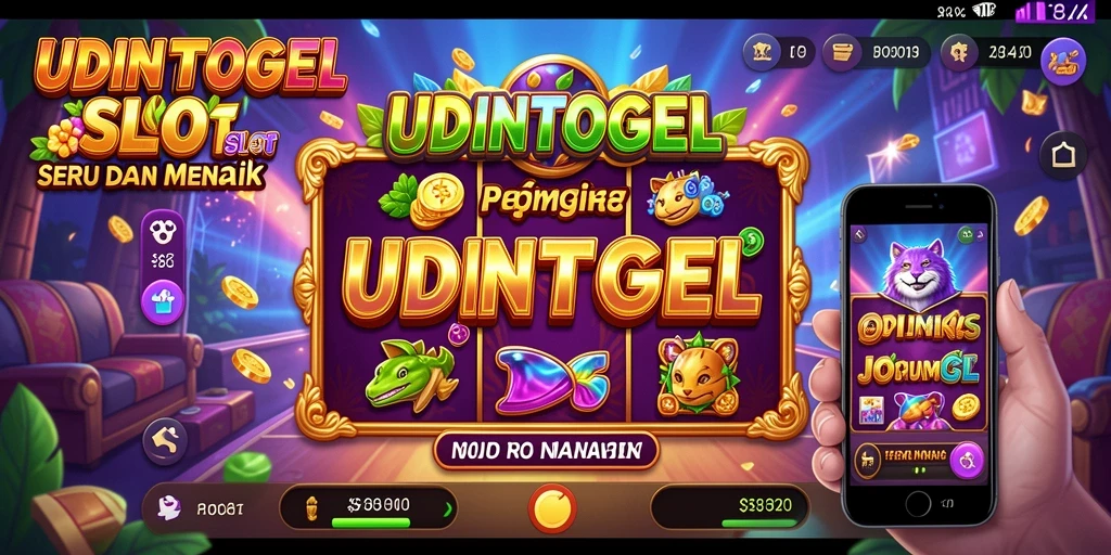 Tampilan gameplay menarik dari UDINTOGEL yang menampilkan Slot seru.