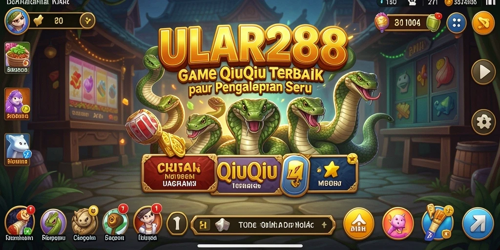 Tampilan gameplay QiuQiu yang seru dan interaktif.