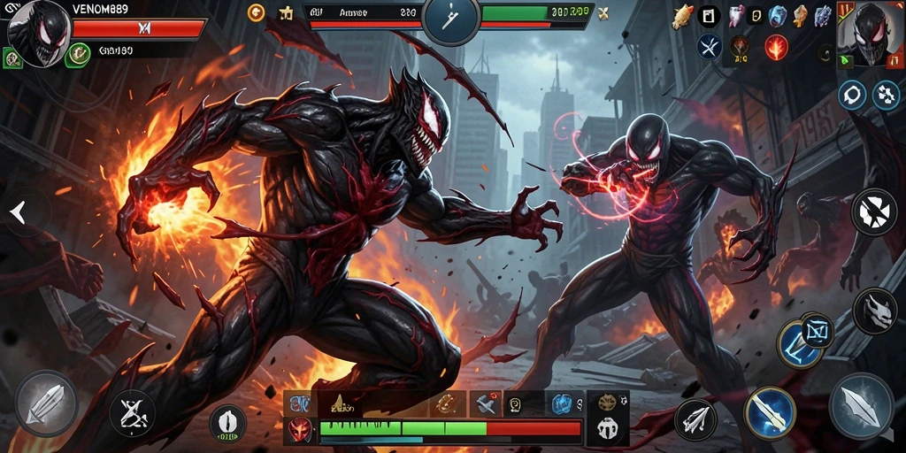 Gameplay intens dan grafis memukau VENOM889.