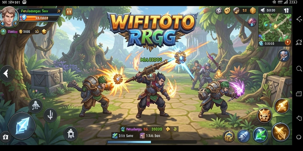 Tangkapan layar gameplay WIFITOTO dengan suasana petualangan RPG yang mendebarkan.
