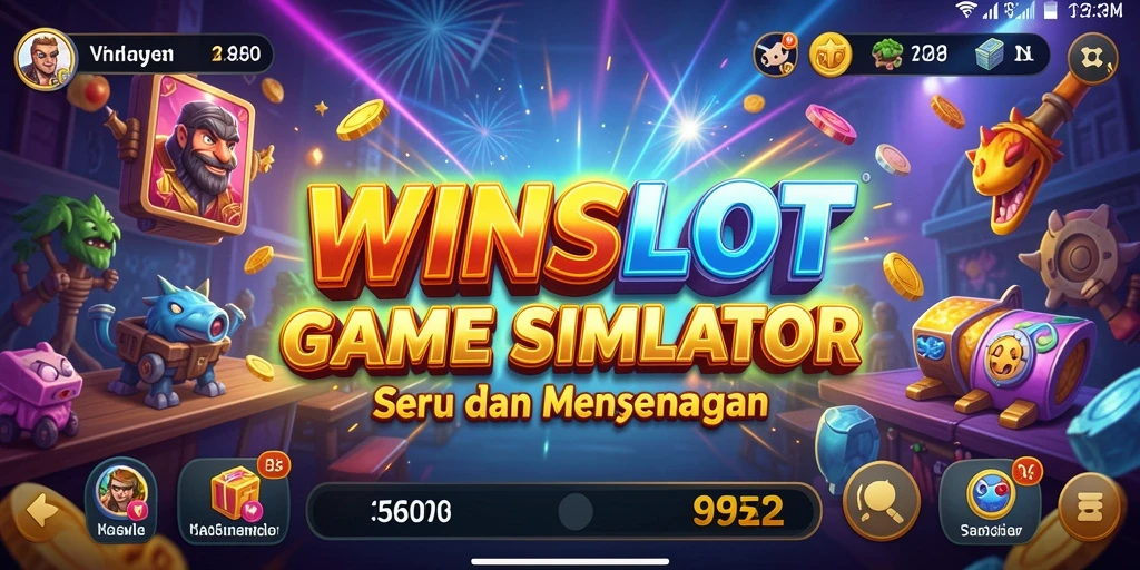 Tampilan gameplay WINSLOT yang penuh warna dan interaktif.