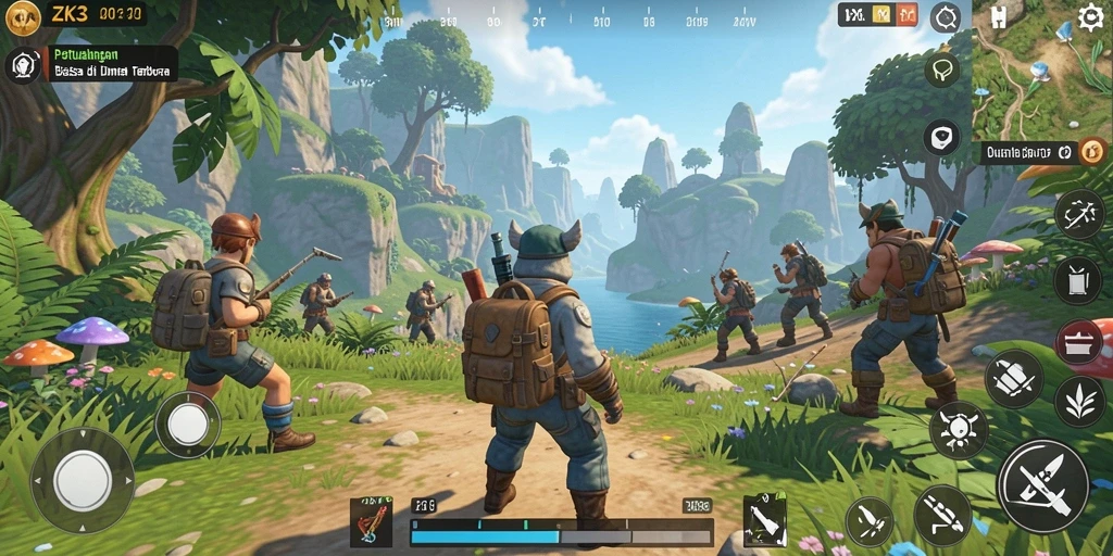 Gameplay menakjubkan di dunia terbuka ZK3.